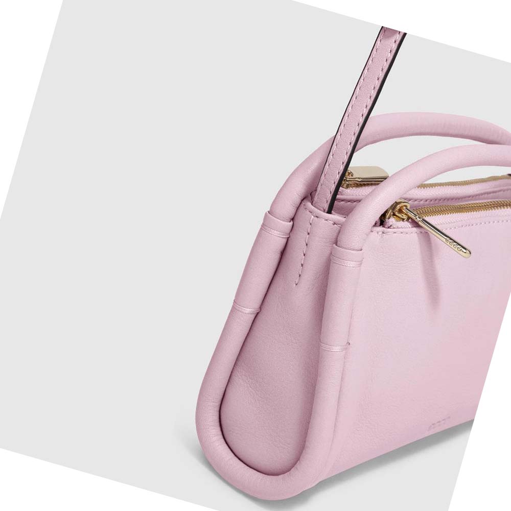 Women's Ecco Contact Crossbody Shoulder Bags Pink | USA 371YXF